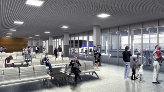 Projeção de como deve ficar o espaço do embarque interestadual da Estação Rodoviária de Porto Alegre   jun26